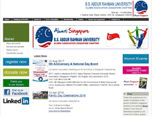 Tablet Screenshot of alumnisg.bsauniv.ac.in